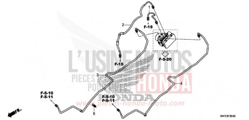 BRAKE PIPE CBR1000SPL de 2020